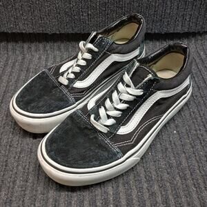 Vans Old Skool Women Suede Low Skate Sneakers Black